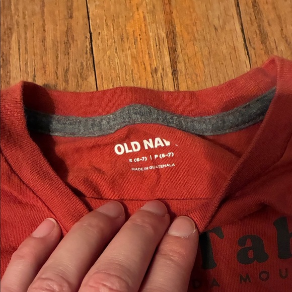 Old Navy, George and Okaidi Kids Long Sleeve Tees - Gray, Red, Black - Picture 5 of 7